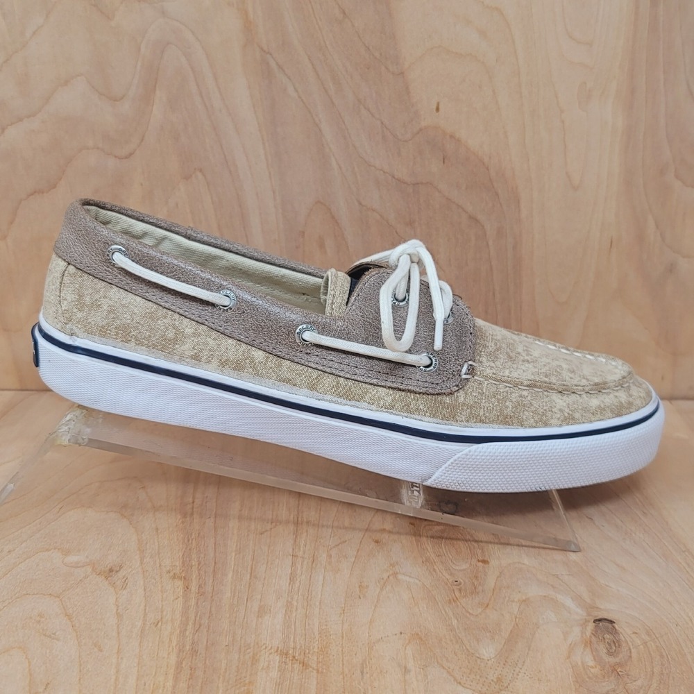 Sperry Topsider Boat Shoes Mens 10.5 M Bahama II White Cap Sneakers STS13106 - Picture 3 of 14